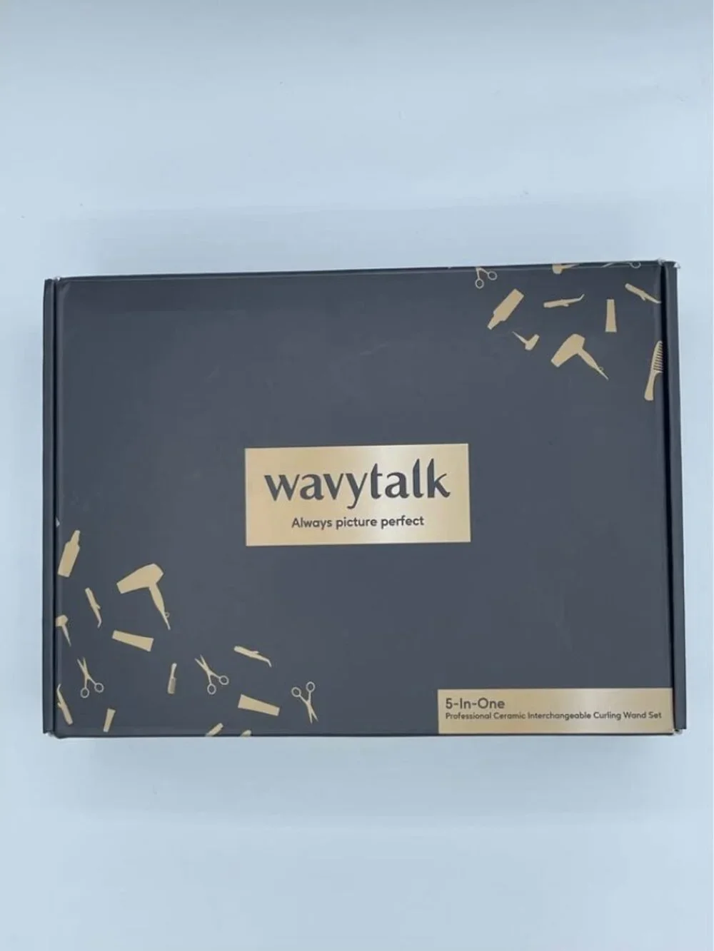 Wavytalk 5 in 1 Professional Interchangeable Curling Wand Set - NEW